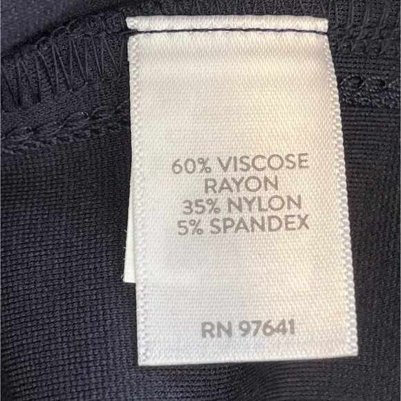 L.L. Bean Womens Ponte Slim Leg Pants XS Black 86m - Picture 8 of 10